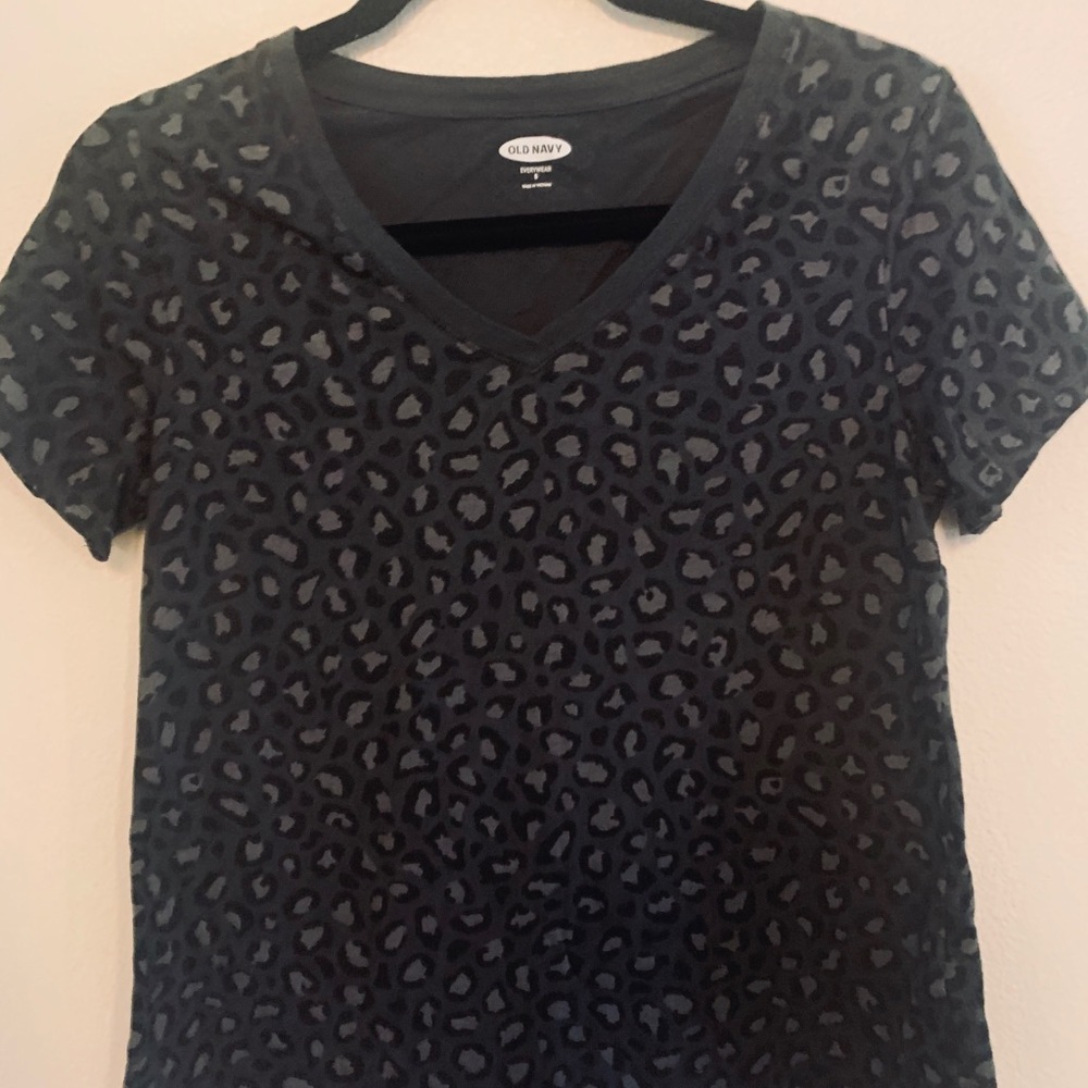 Old Navy Everywear Animal Print Tee